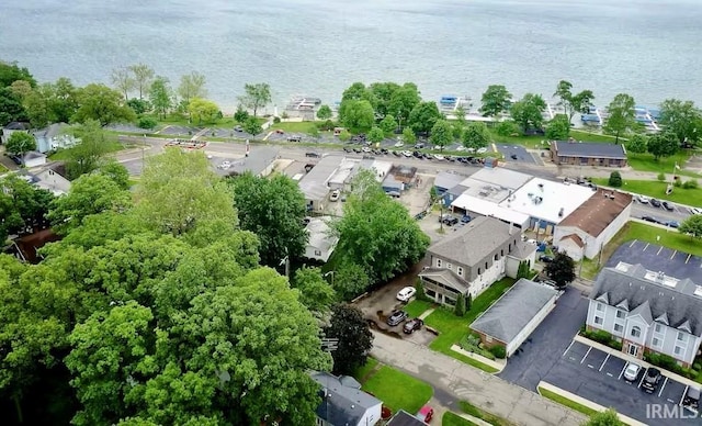 617 Pearl St, Culver, IN 46511 - aerial view featuring a residential view and a water view