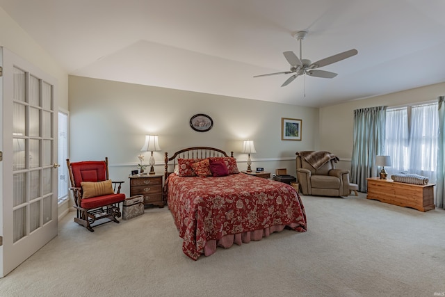 379 Pleasant View Dr, Evansville, IN 47711 - carpeted bedroom featuring ceiling fan