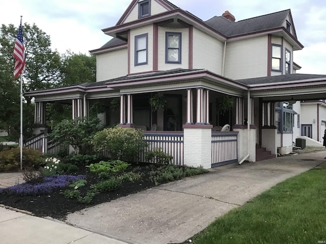 victorian home with a porch