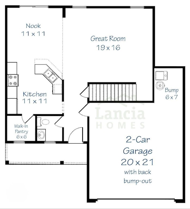 1332 Pueblo Trl, Fort Wayne, IN 46845 - property floor plan