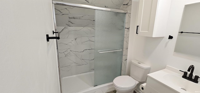 910 Harriet St, Evansville, IN 47710 - full bath with toilet, vanity, and a stall shower