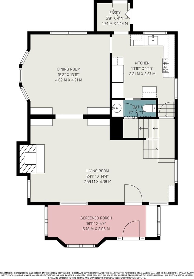 1069 Riverside Dr, South Bend, IN 46616 - view of layout