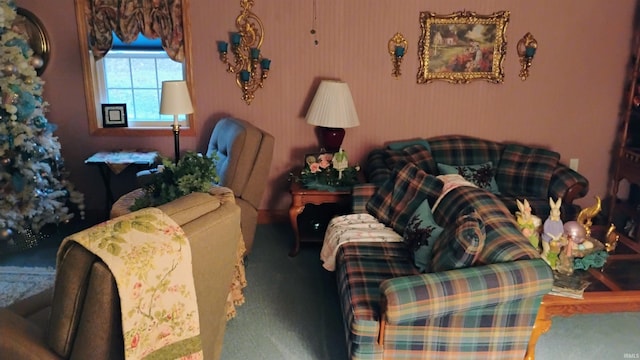160 N Deer Run Ln, Petersburg, IN 47567 - living area featuring carpet floors