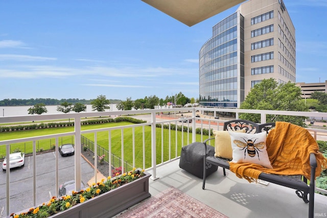 100 NW First St Unit 205, Evansville, IN 47708 - view of balcony