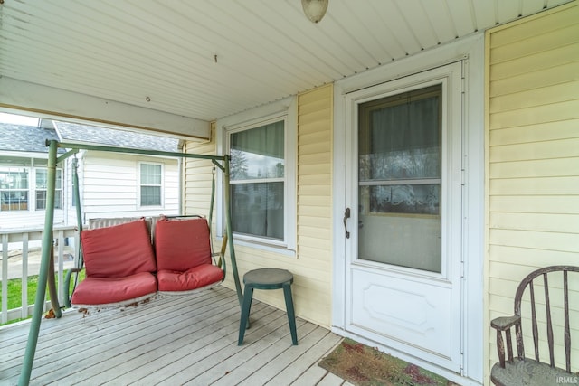 view of deck