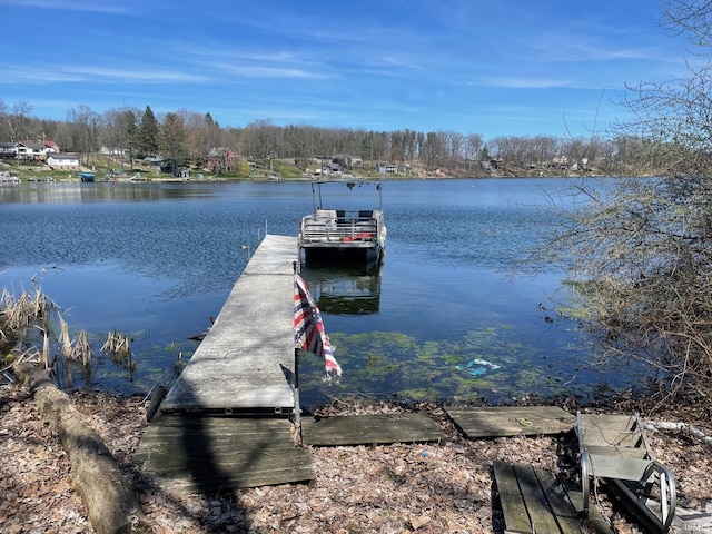 15516 Menominee Dr, Plymouth, IN 46563 - dock area featuring a water view