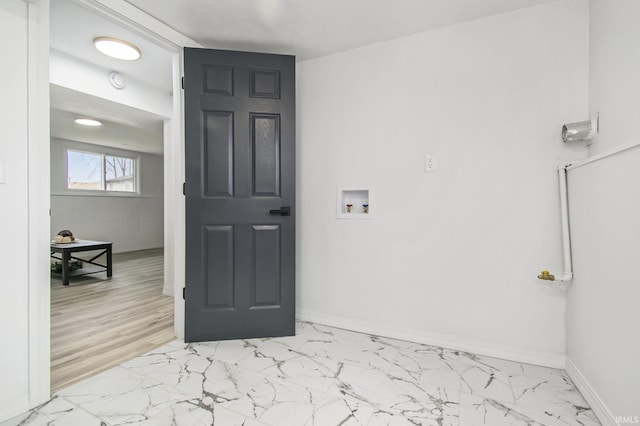214 Parkwood Ln, South Bend, IN 46619 - foyer featuring marble finish floor and baseboards