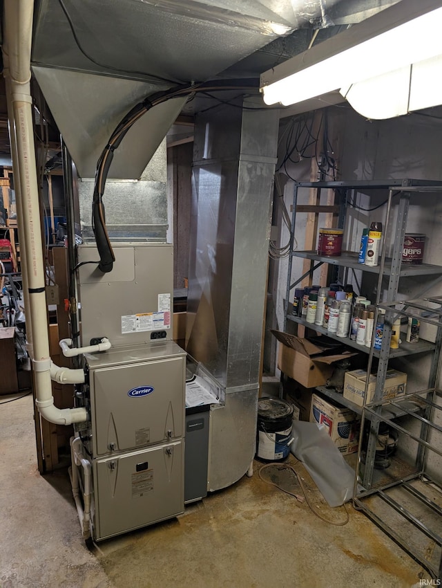 view of utility room