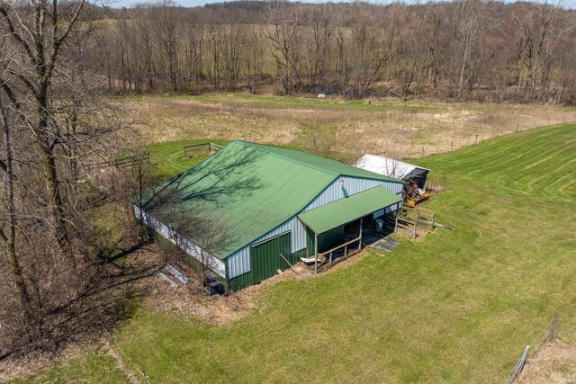 6891 E Hopewell Rd, Avilla, IN 46710 - drone / aerial view with a rural view