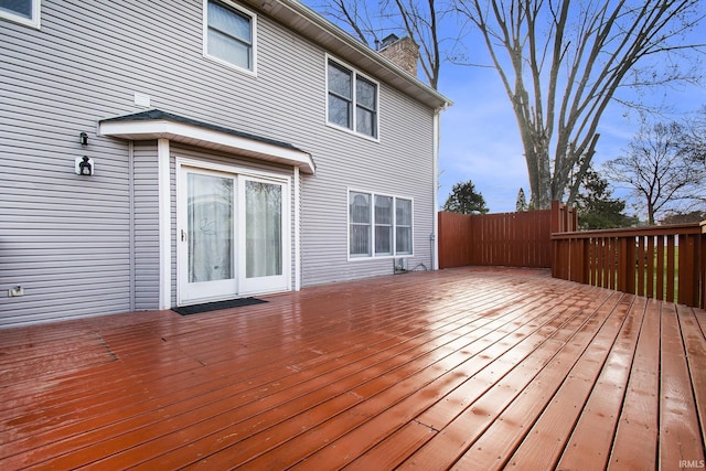 22486 Fireside Dr, Goshen, IN 46528 - view of wooden deck