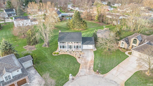 22486 Fireside Dr, Goshen, IN 46528 - bird's eye view with a residential view