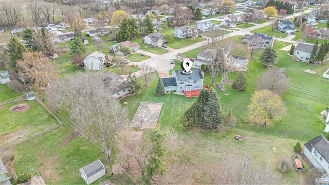 22486 Fireside Dr, Goshen, IN 46528 - bird's eye view with a residential view