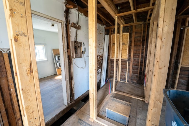 misc room featuring electric panel