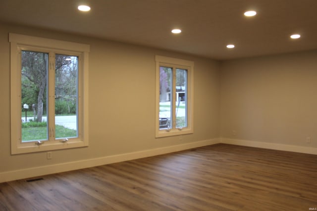 320 W Ritter St, Ellettsville, IN 47429 - spare room featuring plenty of natural light, baseboards, and recessed lighting