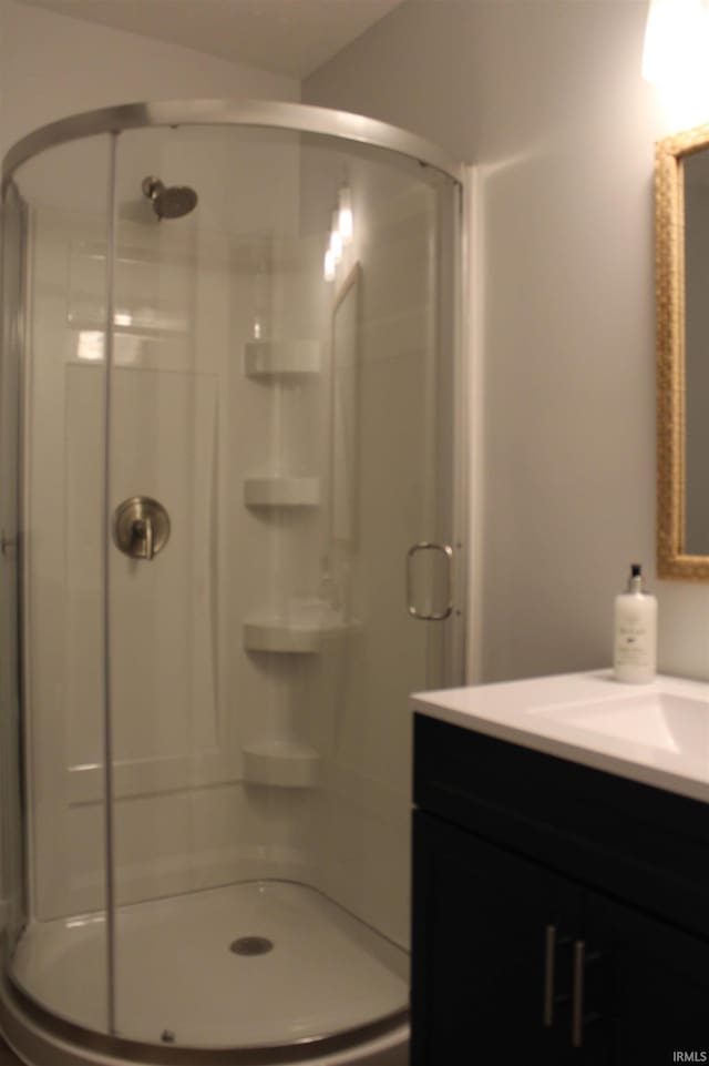 320 W Ritter St, Ellettsville, IN 47429 - bathroom with vanity and a stall shower