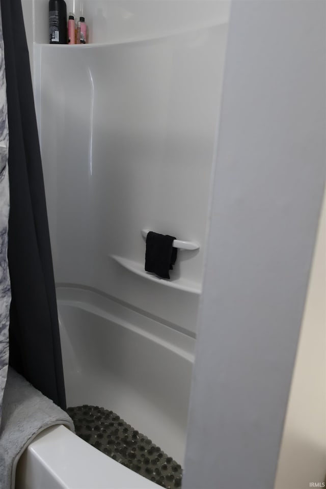 12176 E 350 N, Loogootee, IN 47553 - bathroom with walk in shower