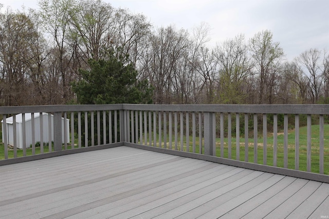 12176 E 350 N, Loogootee, IN 47553 - view of wooden terrace