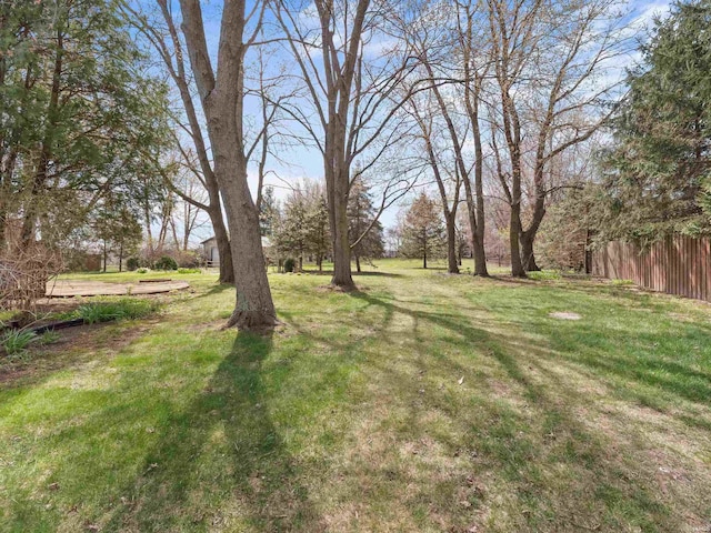 2801 W 700 S, Claypool, IN 46510 - view of yard featuring fence