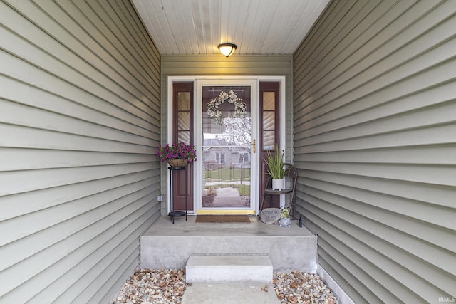 view of property entrance