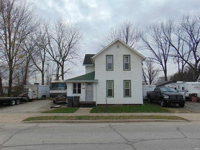 view of traditional home