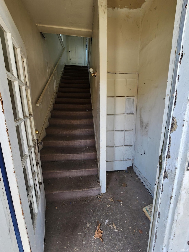 view of staircase