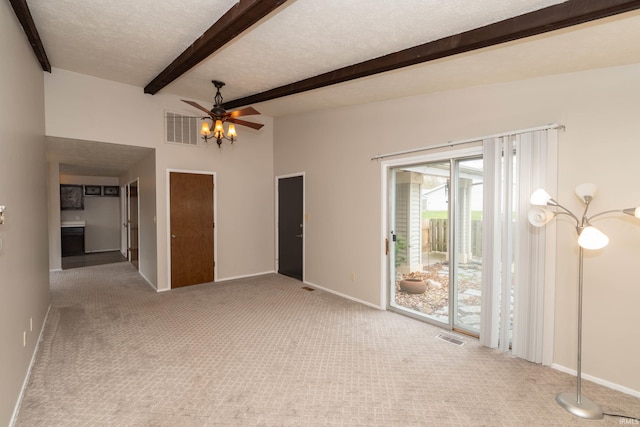 4829 Kintyre Dr, South Bend, IN 46614 - spare room with visible vents, carpet, and ceiling fan