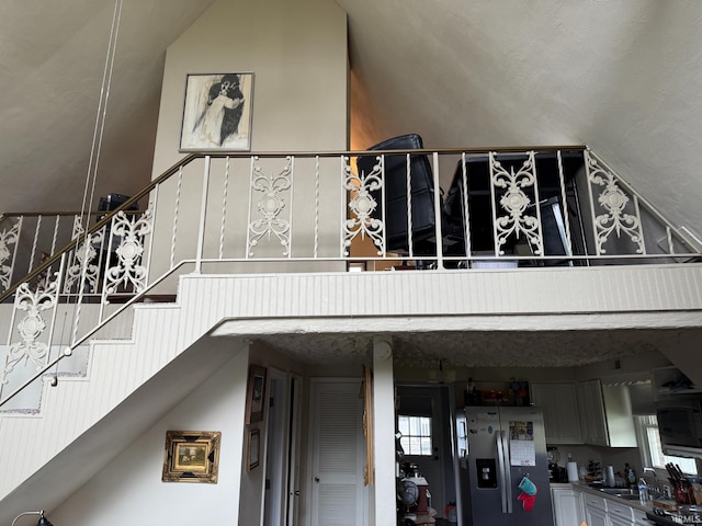 view of stairway