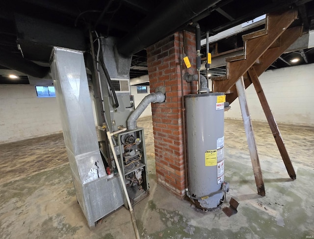 utilities featuring water heater