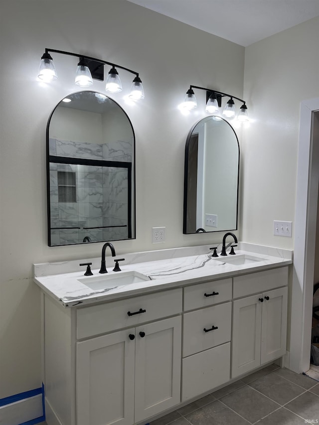 6021 Glencrest Ct, Newburgh, IN 47630 - bathroom featuring double vanity