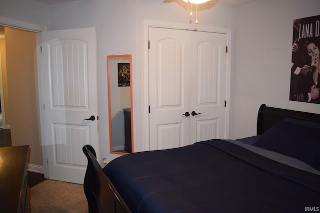 3201 Helmsford Ct, Evansville, IN 47715 - carpeted bedroom featuring a closet