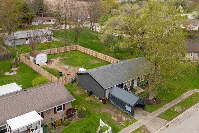 drone / aerial view