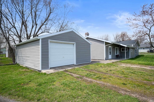 357 Mount Auburn St, Dunkirk, IN 47336 - detached garage with driveway