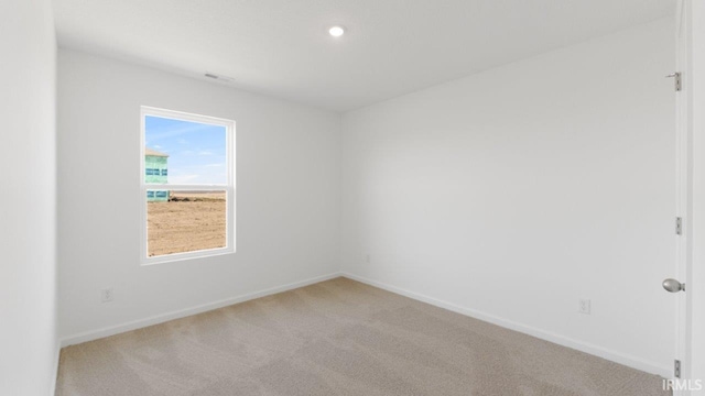 3353 Sika Trl, Waterloo, IN 46793 - unfurnished room with light colored carpet and baseboards