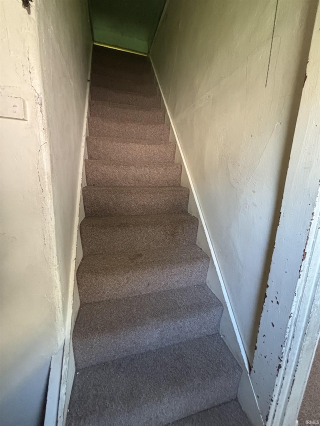 view of staircase