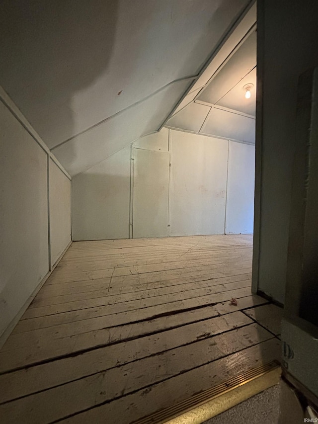 bonus room with lofted ceiling