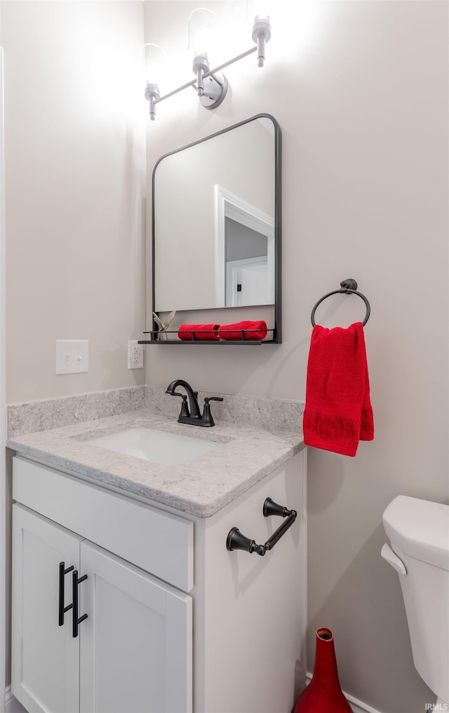 1033 Triple Crown Dr, Evansville, IN 47725 - bathroom with toilet and vanity