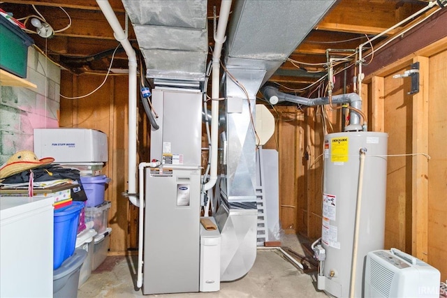 utilities with gas water heater