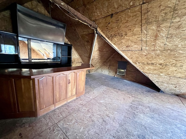 view of attic