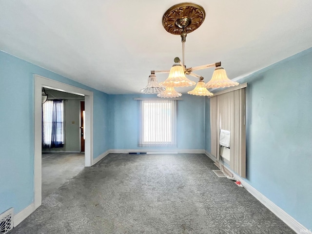 857 Byron St, Huntington, IN 46750 - carpeted empty room featuring baseboards
