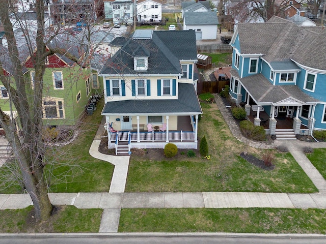819 Columbia Ave, Fort Wayne, IN 46805 - aerial view with a residential view