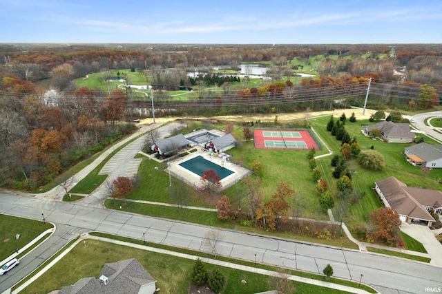 3018 Caradoza Cv, Fort Wayne, IN 46825 - drone / aerial view featuring a water view