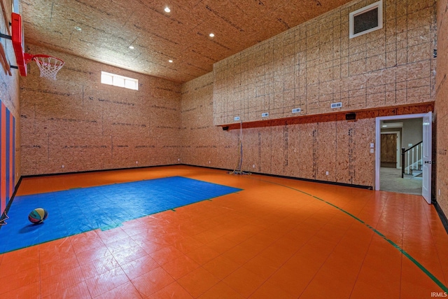 3018 Caradoza Cv, Fort Wayne, IN 46825 - view of sport court featuring basketball hoop