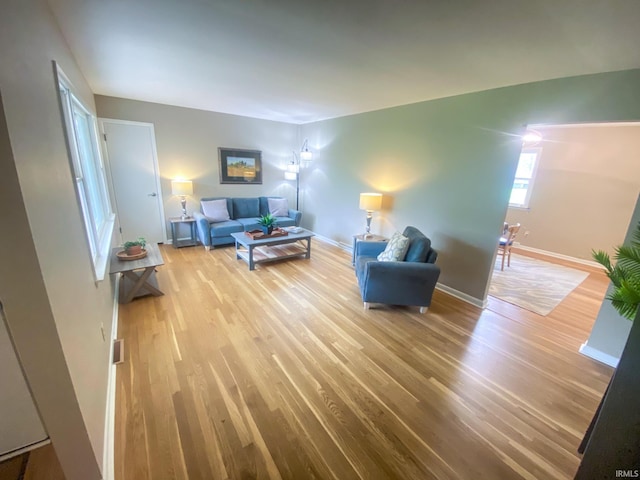 4405 Parkwood Dr, Kokomo, IN 46901 - living room featuring wood finished floors and baseboards