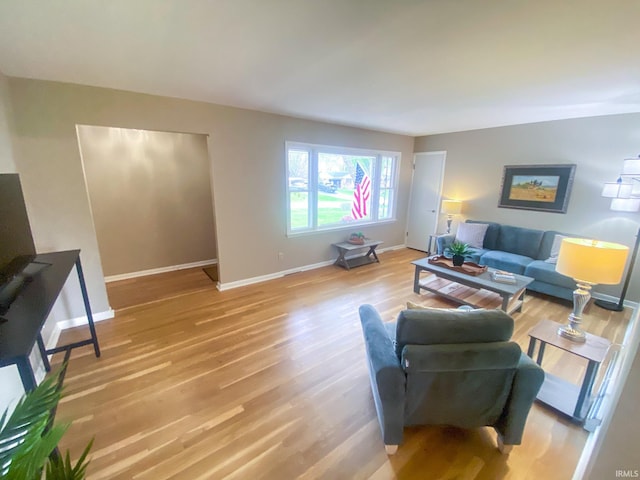 4405 Parkwood Dr, Kokomo, IN 46901 - living room with wood finished floors and baseboards