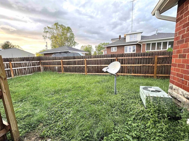 2747 Washington Ave, Bedford, IN 47421 - view of yard featuring a fenced backyard