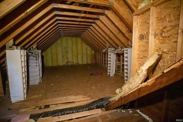 826 College Ave, Culver, IN 46511 - view of attic