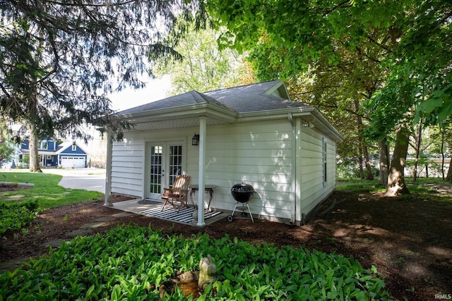 826 College Ave, Culver, IN 46511 - view of outdoor structure with french doors