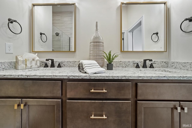 138 Parkerwood Ln, West Lafayette, IN 47906 - bathroom featuring vanity and a shower stall