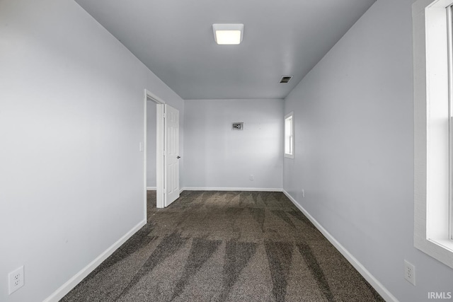 601 W Sherman St, Windfall, IN 46076 - hall with baseboards and carpet flooring