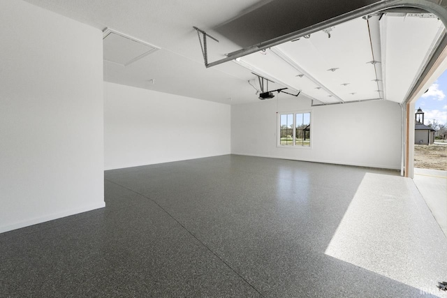 12274 Rain Lily Ct, Fort Wayne, IN 46814 - garage featuring baseboards and a garage door opener